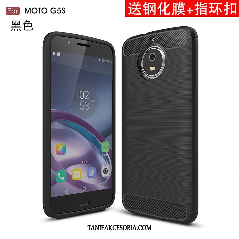 Etui Moto G5s Anti-fall Czerwony Telefon Komórkowy, Futerał Moto G5s Ochraniacz All Inclusive Miękki