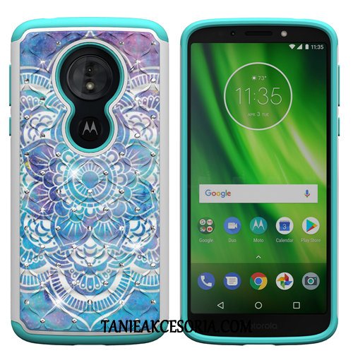 Etui Moto G6 Play Kolor Telefon Komórkowy Osobowość, Futerał Moto G6 Play Czerwony Kreskówka Anti-fall