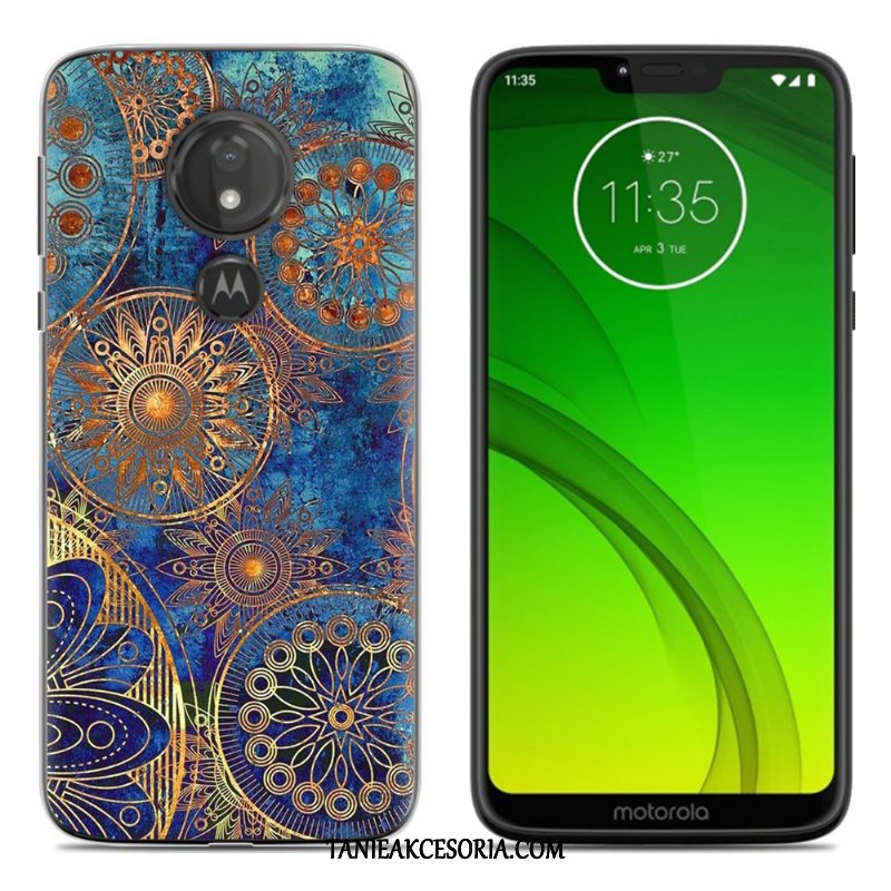 Etui Moto G7 Play Kreatywne Purpurowy Telefon Komórkowy, Pokrowce Moto G7 Play Miękki Silikonowe Osobowość