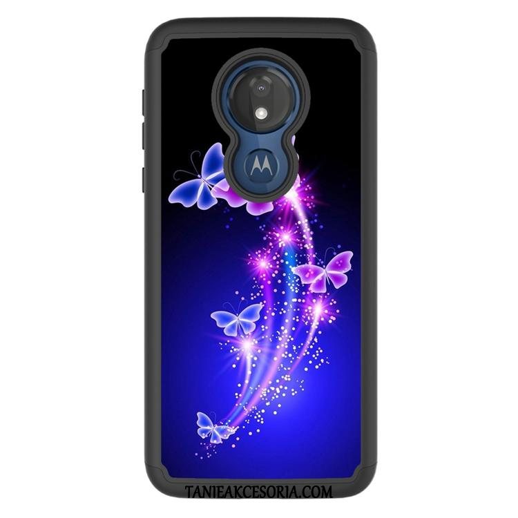 Etui Moto G7 Power Anti-fall Wzór Kreskówka, Obudowa Moto G7 Power Kolor Czarny Ochraniacz