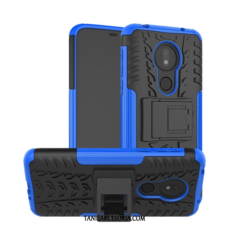 Etui Moto G7 Power Niewidoczny Telefon Komórkowy Kreatywne, Obudowa Moto G7 Power Trudno Anti-fall Wspornik Orange