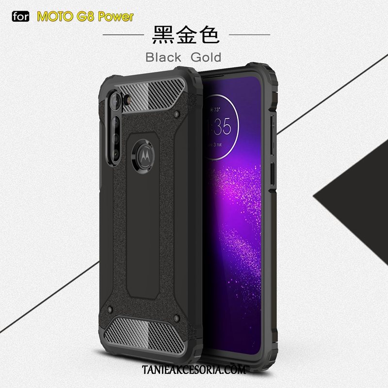 Etui Moto G8 Power Miękki Anti-fall Trudno, Futerał Moto G8 Power Ochraniacz Telefon Komórkowy All Inclusive