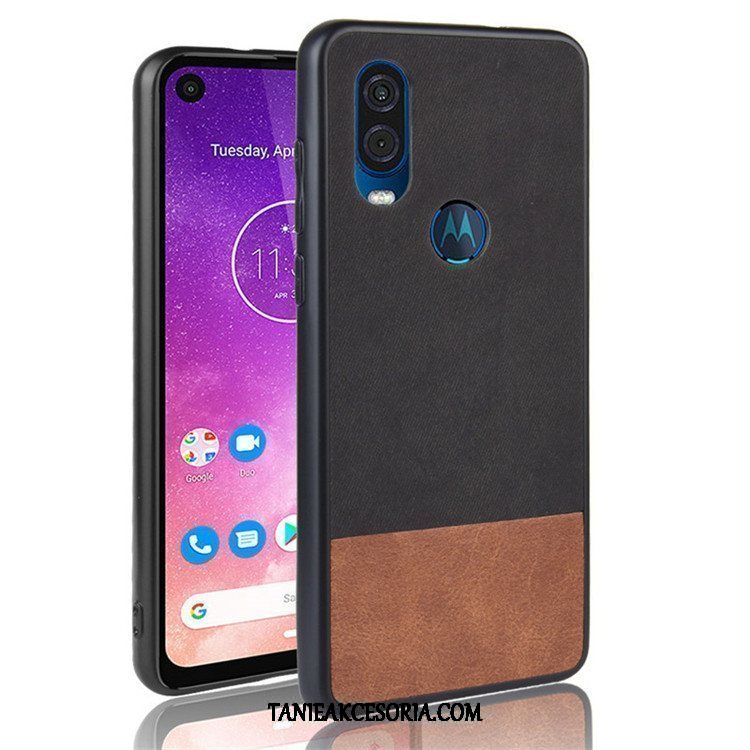 Etui Motorola One Vision Telefon Komórkowy Ochraniacz Czarny, Futerał Motorola One Vision Mieszane Kolory All Inclusive Anti-fall