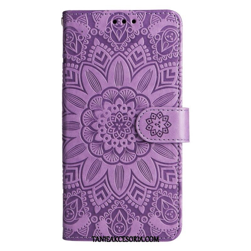 Etui Na Telefon Pokrowce do Xiaomi 12T / 12T Pro Słonecznik Z Smyczą