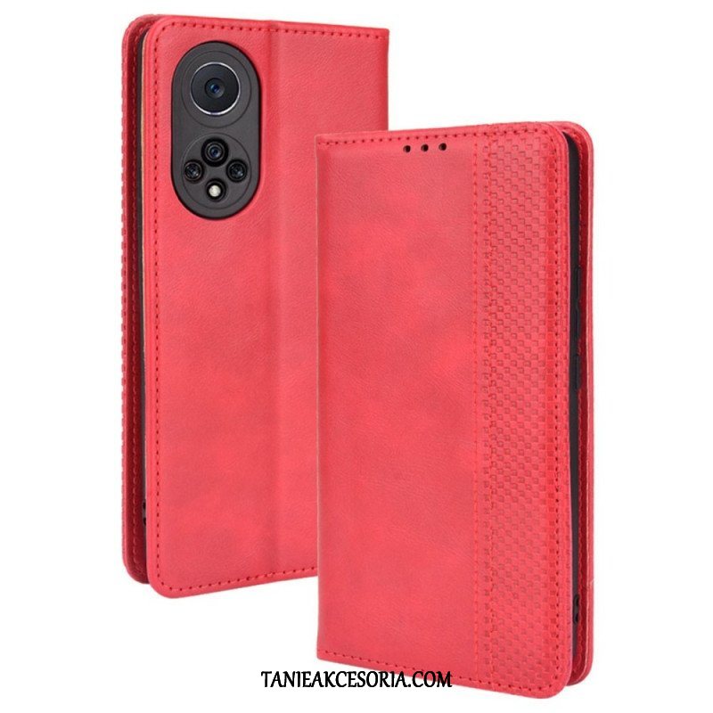 Etui Na Telefon do Honor 50 Pro Etui Folio Profesjonalny Stylizowany Efekt Skóry W Stylu Vintage