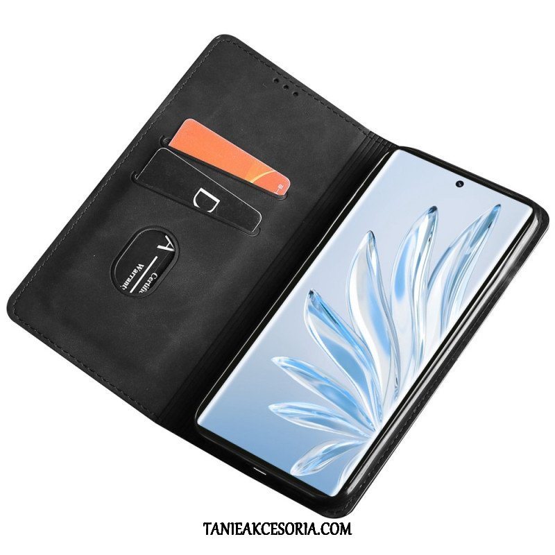 Etui Na Telefon do Honor 70 Etui Folio Dotyk Skóry