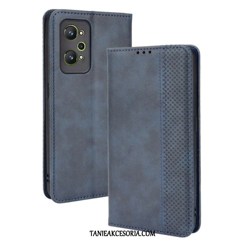 Etui Na Telefon do Realme GT Neo 3T / Neo 2 Etui Folio Stylizowany Efekt Skóry W Stylu Vintage