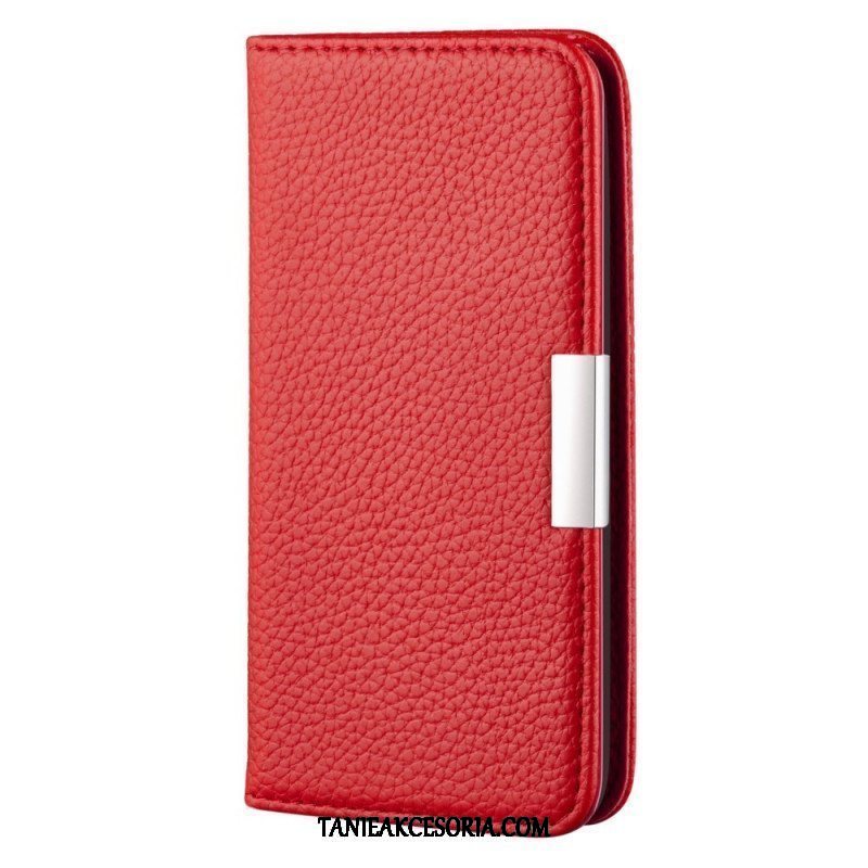 Etui Na Telefon do Samsung Galaxy A13 5G / A04s Etui Folio Liczi Ze Sztucznej Skóry Ultra Szykowny