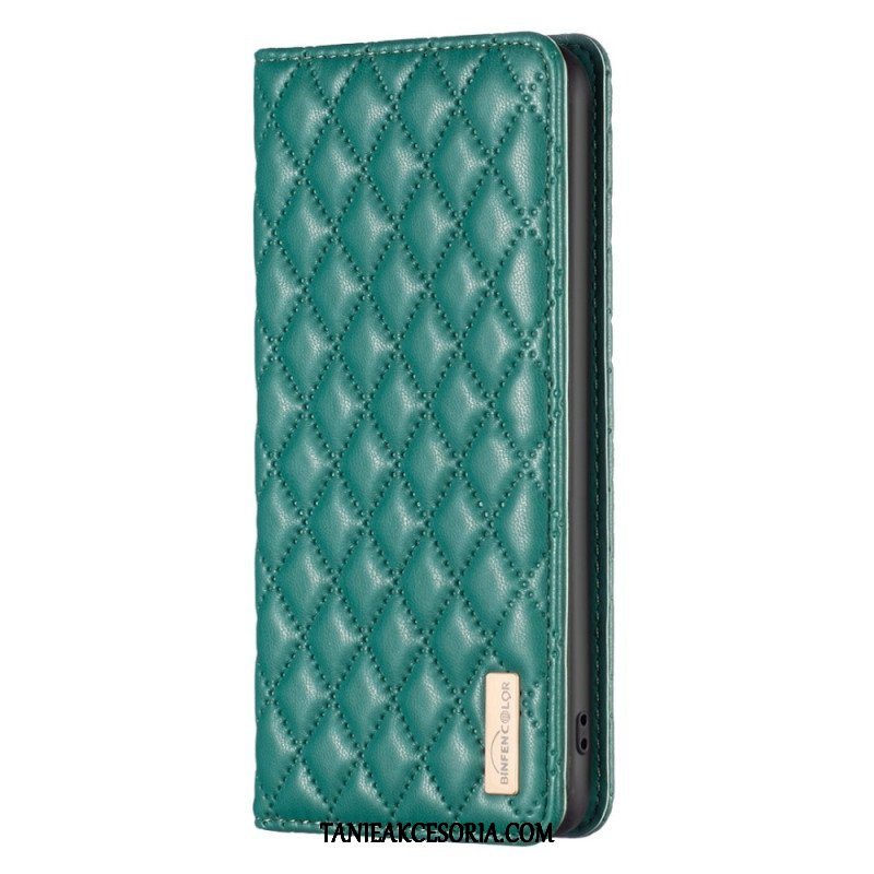 Etui Na Telefon do Samsung Galaxy S23 5G Etui Folio Pikowany Binfen Kolor