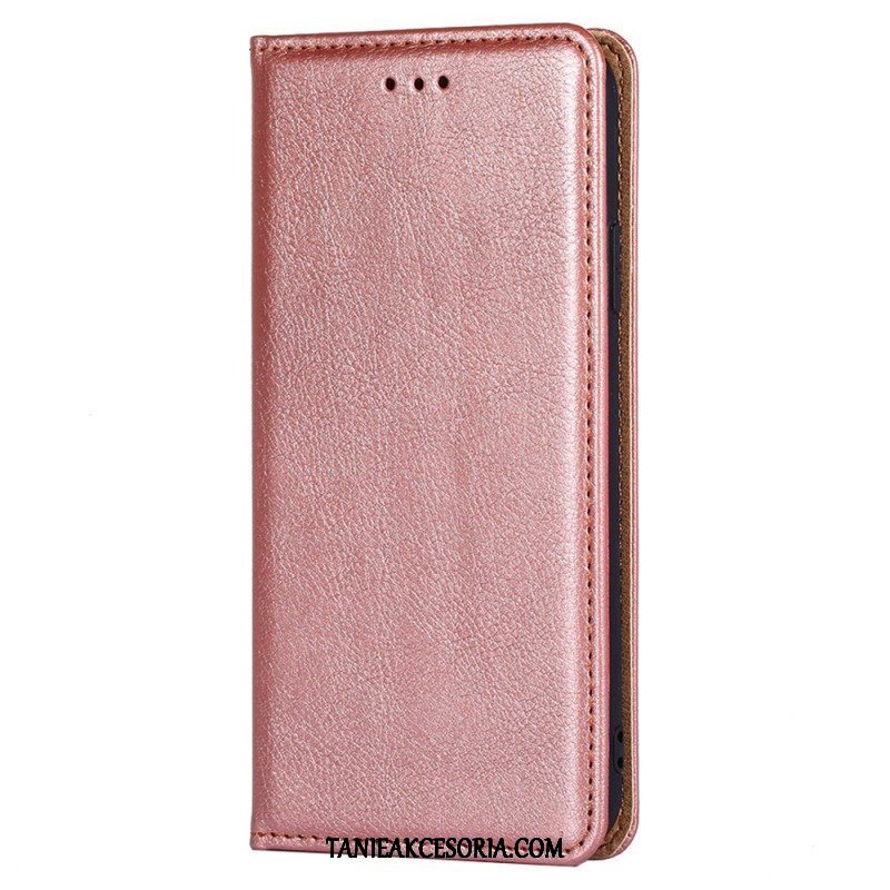 Etui Na Telefon do Xiaomi Redmi Note 12 5G Etui Folio Przeszycia Ze Sztucznej Skóry