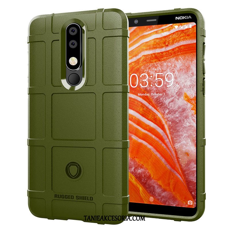 Etui Nokia 3.1 Plus Telefon Komórkowy Zielony Anti-fall, Obudowa Nokia 3.1 Plus