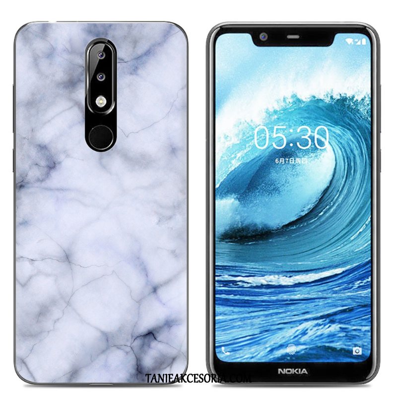 Etui Nokia 5.1 Plus Miękki Kreatywne Tendencja, Obudowa Nokia 5.1 Plus Czerwony Netto Kolor Silikonowe