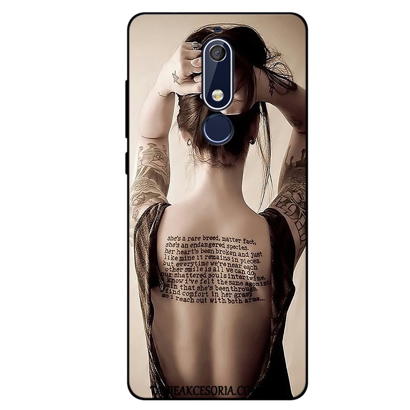 Etui Nokia 5.1 Telefon Komórkowy Anti-fall Tendencja, Pokrowce Nokia 5.1 Miękki Ochraniacz Silikonowe