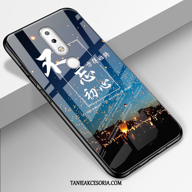 Etui Nokia 6.1 Proste Kreskówka Anti-fall, Futerał Nokia 6.1 Niebieski Telefon Komórkowy Sceneria