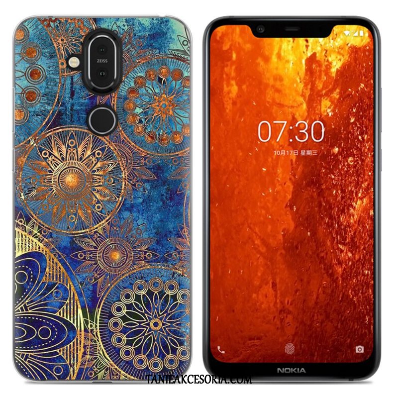 Etui Nokia 8.1 Telefon Komórkowy Anti-fall Kreskówka, Obudowa Nokia 8.1 Miękki All Inclusive Zielony