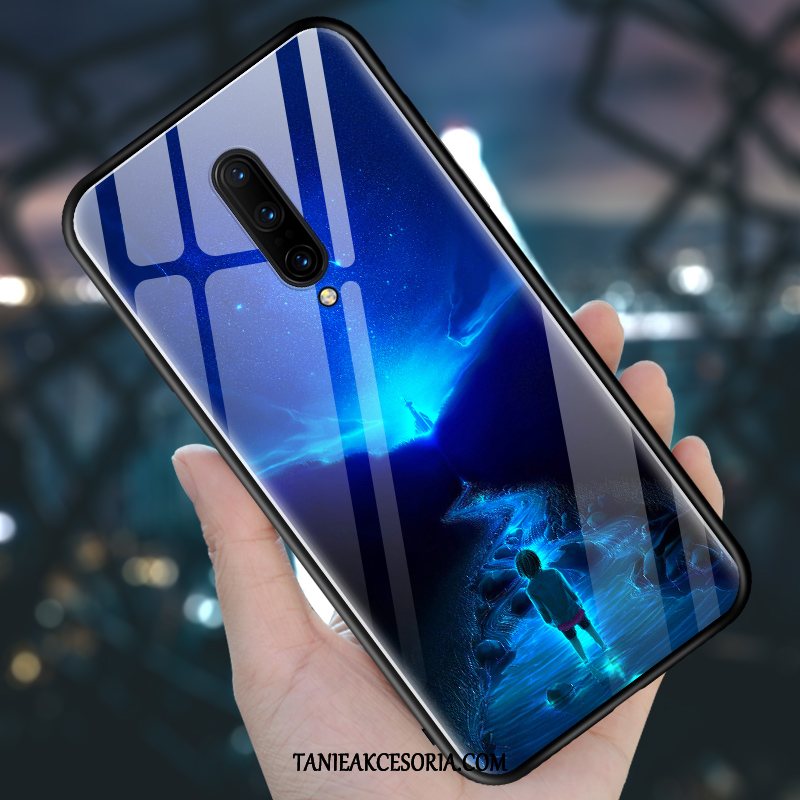 Etui Oneplus 7 Pro Silikonowe Purpurowy Anti-fall, Futerał Oneplus 7 Pro Ochraniacz Tendencja Nubuku