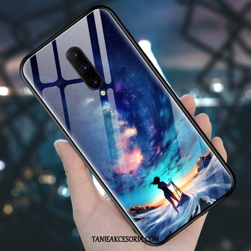 Etui Oneplus 7 Pro Silikonowe Purpurowy Anti-fall, Futerał Oneplus 7 Pro Ochraniacz Tendencja Nubuku