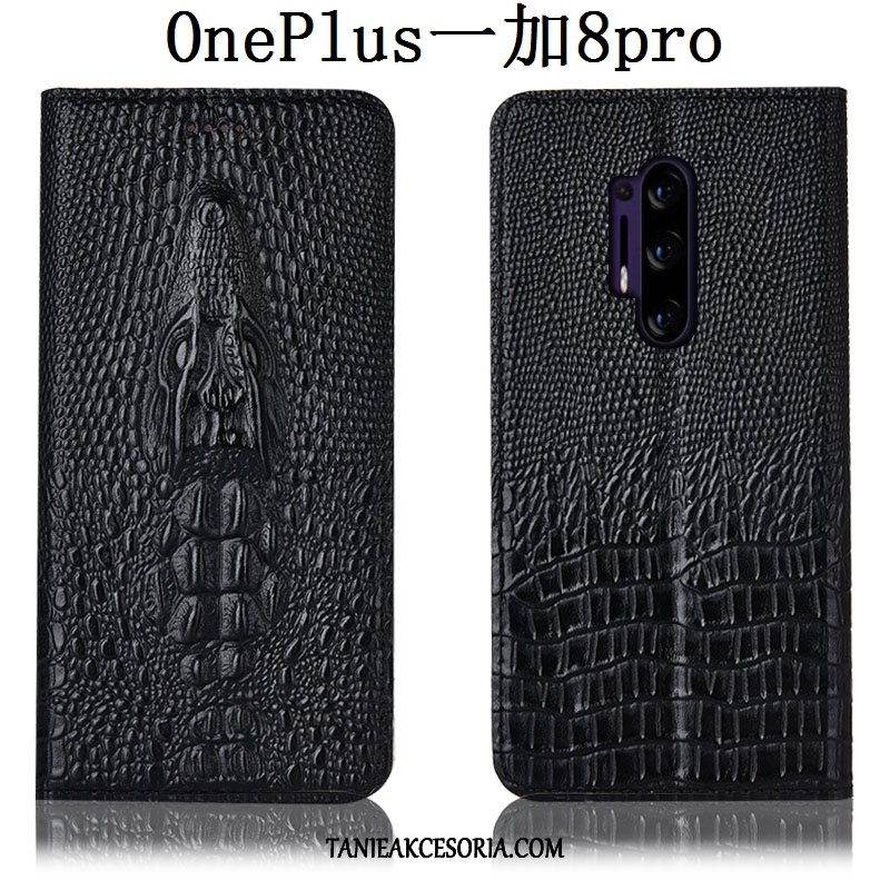 Etui Oneplus 8 Pro All Inclusive Ochraniacz Krokodyl, Obudowa Oneplus 8 Pro Niebieski Telefon Komórkowy Skórzany Futerał