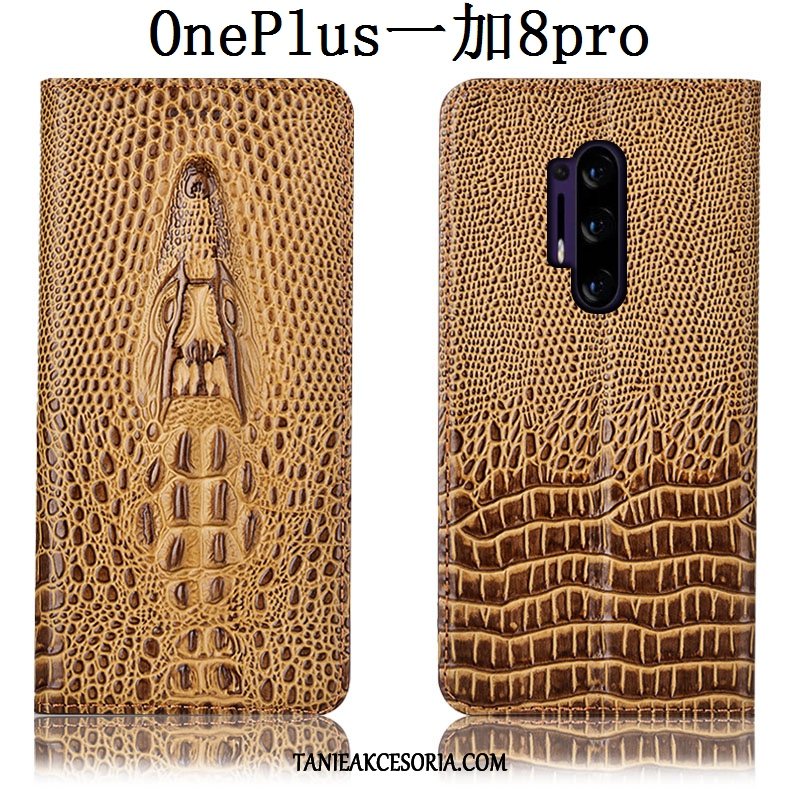 Etui Oneplus 8 Pro All Inclusive Ochraniacz Krokodyl, Obudowa Oneplus 8 Pro Niebieski Telefon Komórkowy Skórzany Futerał