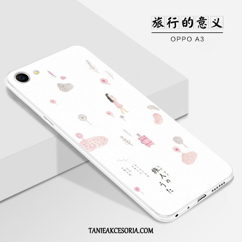 Etui Oppo A3 Silikonowe Anti-fall All Inclusive, Obudowa Oppo A3 Wiszące Ozdoby Telefon Komórkowy Nubuku