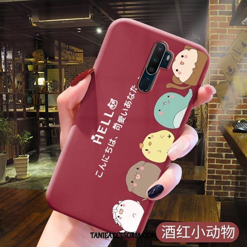 Etui Oppo A9 2020 Anti-fall Moda Miękki, Obudowa Oppo A9 2020 Zielony Ochraniacz Telefon Komórkowy