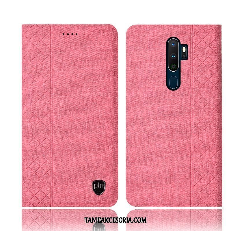 Etui Oppo A9 2020 Ochraniacz Anti-fall Niebieski, Obudowa Oppo A9 2020 W Kratę Telefon Komórkowy Bawełna I Len