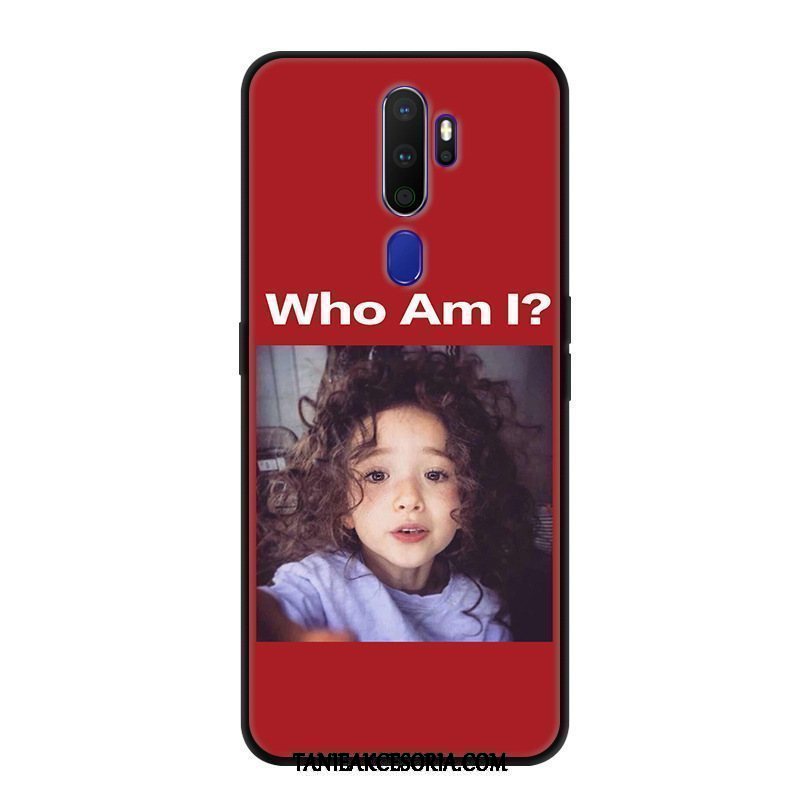 Etui Oppo A9 2020 Telefon Komórkowy Miękki Nubuku, Futerał Oppo A9 2020 Czarny Ochraniacz Kreatywne