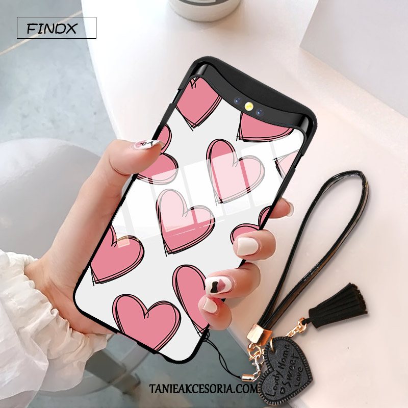 Etui Oppo Find X Anti-fall Tendencja Telefon Komórkowy, Pokrowce Oppo Find X Graffiti Czerwony Netto Miłość