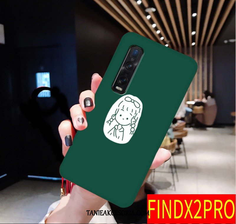 Etui Oppo Find X2 Pro Piękny Nubuku Silikonowe, Obudowa Oppo Find X2 Pro Cienkie Telefon Komórkowy Anti-fall