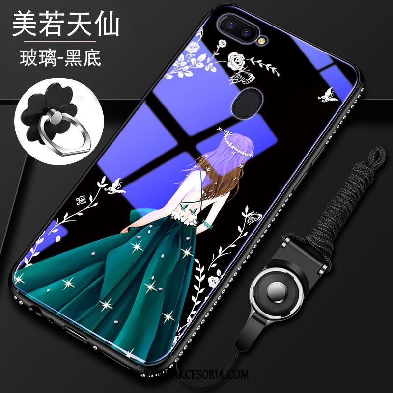 Etui Oppo R15 Pro Telefon Komórkowy Gwiazda All Inclusive, Obudowa Oppo R15 Pro Miękki Silikonowe Czerwony