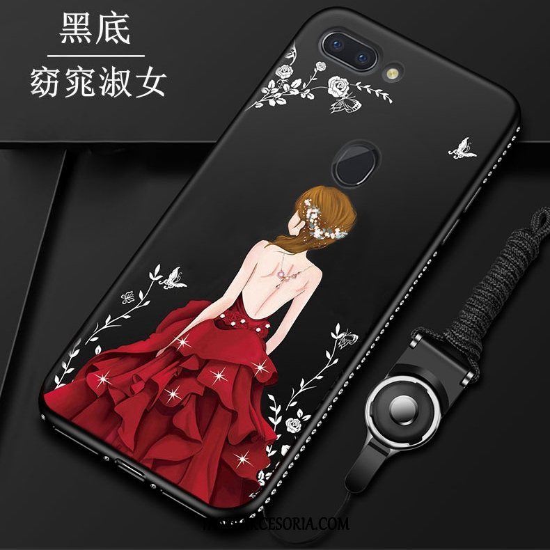 Etui Oppo R15 Rhinestone Ochraniacz Telefon Komórkowy, Futerał Oppo R15 Anti-fall Tendencja Miękki