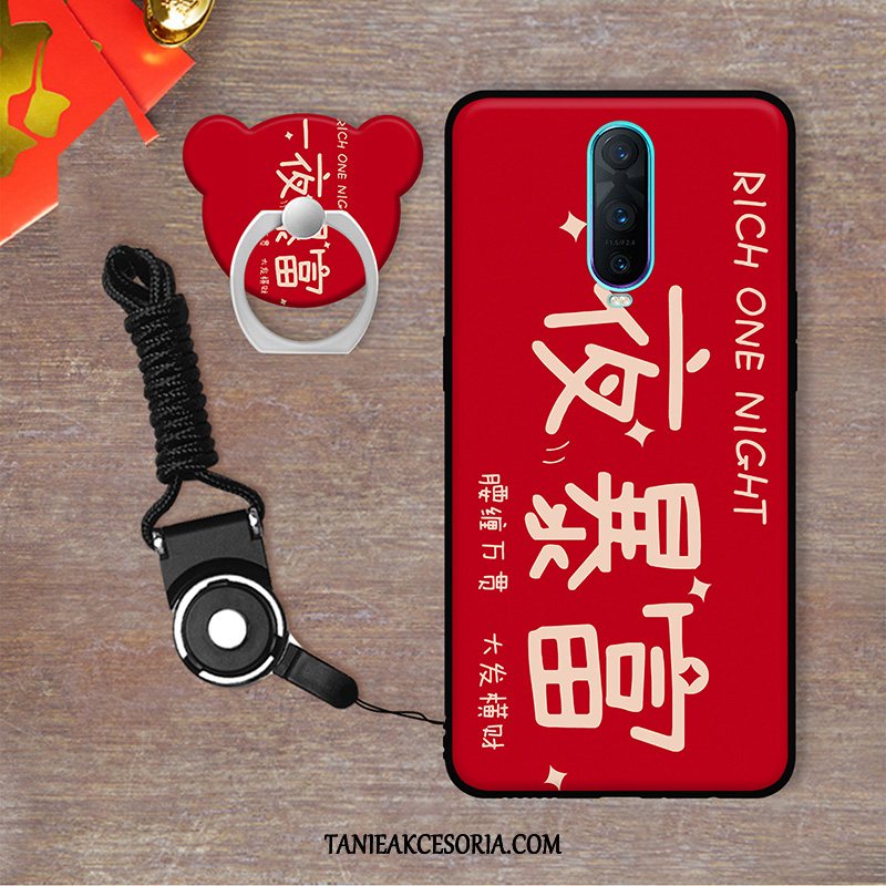 Etui Oppo R17 Pro Osobowość Telefon Komórkowy Czerwony Netto, Futerał Oppo R17 Pro Kreatywne Ochraniacz Modna Marka