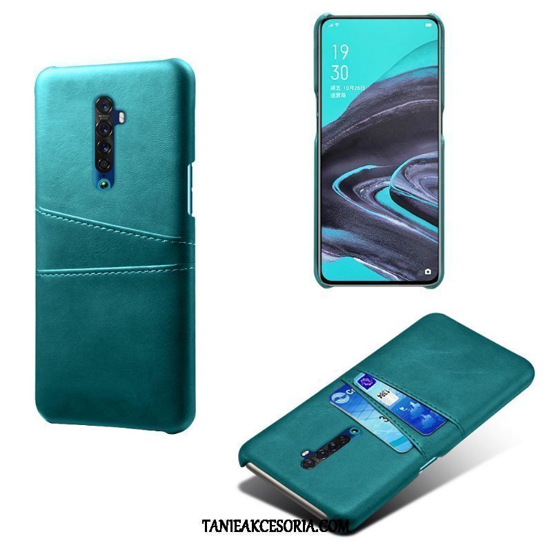 Etui Oppo Reno 2 Ochraniacz Ciemno Skóra, Pokrowce Oppo Reno 2 Jakość Karta Telefon Komórkowy Braun