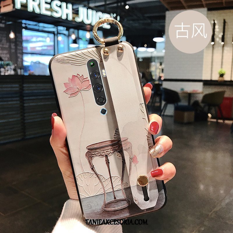 Etui Oppo Reno 2 Z Anti-fall All Inclusive Kwiaty, Obudowa Oppo Reno 2 Z Telefon Komórkowy Silikonowe Wiatr