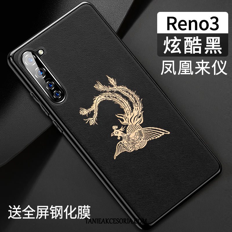 Etui Oppo Reno 3 All Inclusive Ochraniacz Skóra, Obudowa Oppo Reno 3 Tendencja Silikonowe Nowy