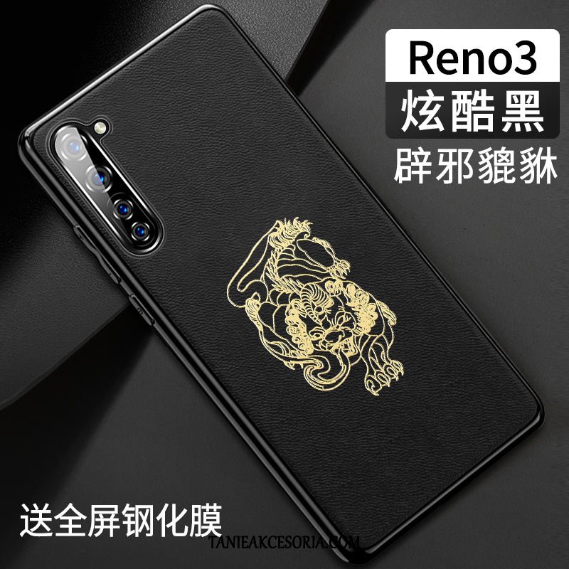 Etui Oppo Reno 3 All Inclusive Ochraniacz Skóra, Obudowa Oppo Reno 3 Tendencja Silikonowe Nowy