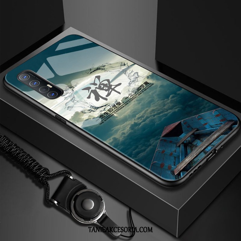 Etui Oppo Reno 3 Pro Niebieski Nowy Ochraniacz, Futerał Oppo Reno 3 Pro All Inclusive Proste Popularny