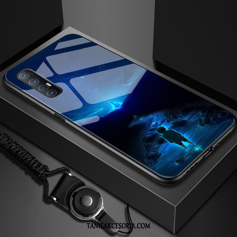 Etui Oppo Reno 3 Pro Niebieski Nowy Ochraniacz, Futerał Oppo Reno 3 Pro All Inclusive Proste Popularny
