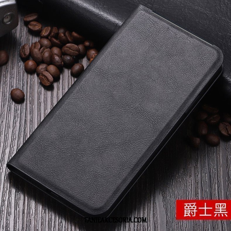 Etui Oppo Reno Z Nowy Szkło Hartowane Skórzany Futerał, Pokrowce Oppo Reno Z Przenośny Filmy Portfel Braun