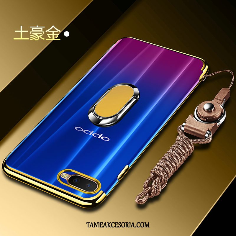 Etui Oppo Rx17 Neo Cienkie Wiszące Ozdoby Miękki, Futerał Oppo Rx17 Neo All Inclusive Ochraniacz Niebieski