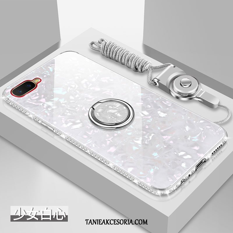 Etui Oppo Rx17 Neo Czerwony Ochraniacz Kreatywne, Futerał Oppo Rx17 Neo Miękki Silikonowe Szkło Hartowane