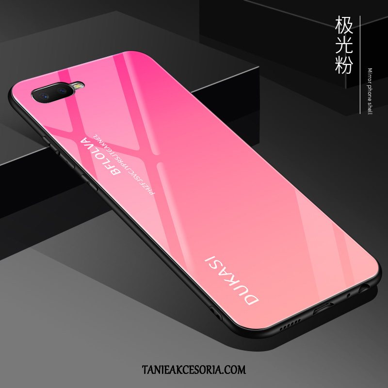 Etui Oppo Rx17 Neo Gradient All Inclusive Silikonowe, Obudowa Oppo Rx17 Neo Różowe Nubuku Ochraniacz