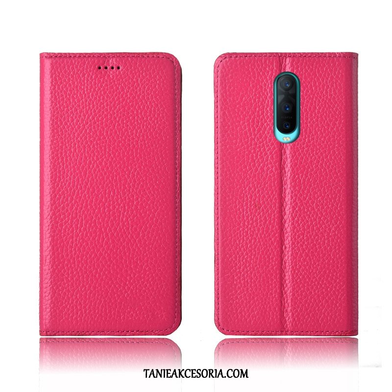 Etui Oppo Rx17 Pro Anti-fall Telefon Komórkowy All Inclusive, Pokrowce Oppo Rx17 Pro Prawdziwa Skóra Silikonowe Klapa Braun