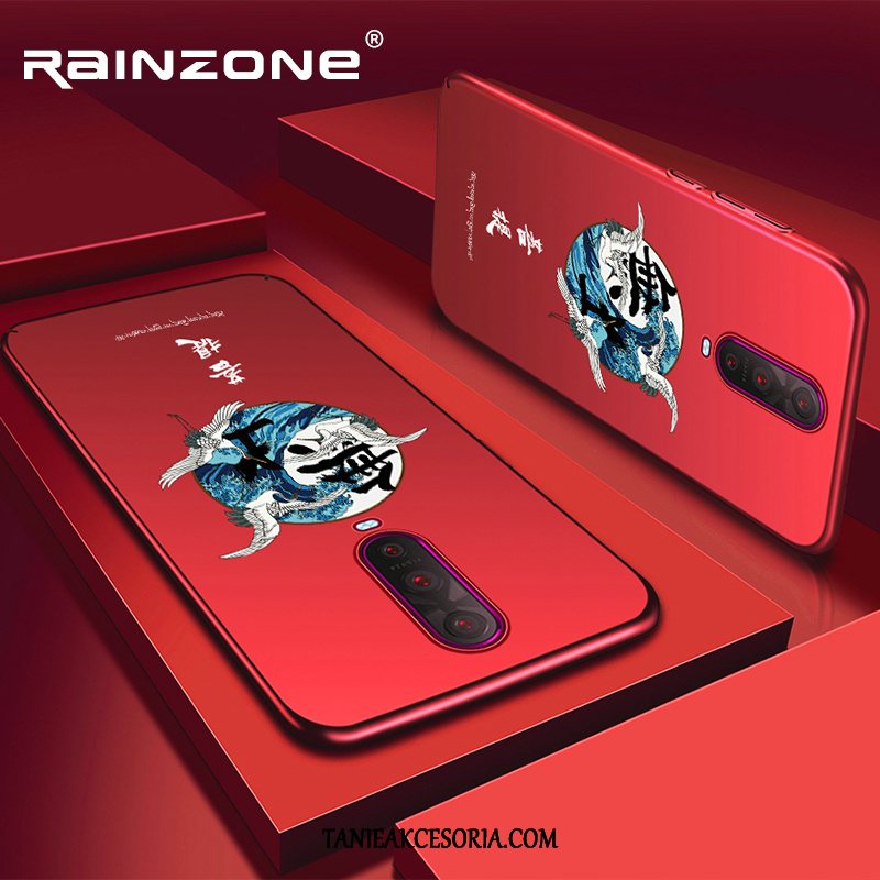 Etui Oppo Rx17 Pro Niebieski Nowy Telefon Komórkowy, Obudowa Oppo Rx17 Pro Cienkie Chiński Styl Czerwony Netto