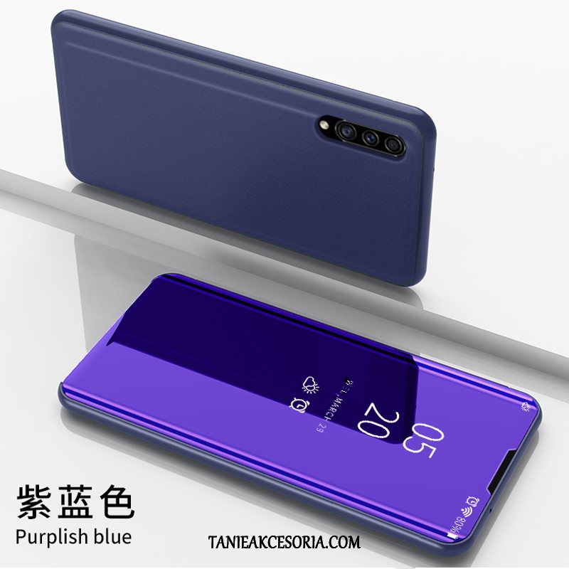 Etui Samsung Galaxy A30s Purpurowy Telefon Komórkowy Ochraniacz, Obudowa Samsung Galaxy A30s Skórzany Futerał All Inclusive Poszycie