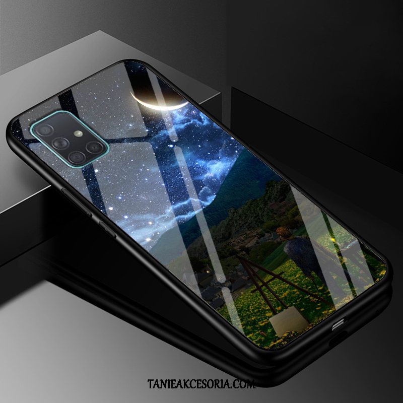 Etui Samsung Galaxy A51 Kreatywne Modna Marka Anti-fall, Pokrowce Samsung Galaxy A51 Szkło Różowe Telefon Komórkowy