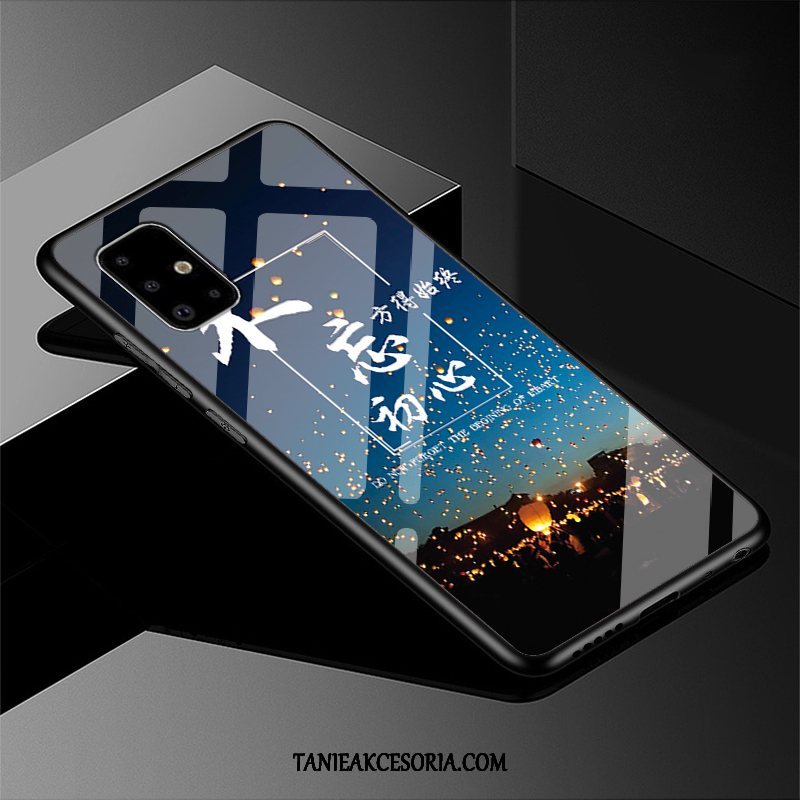 Etui Samsung Galaxy A51 Szkło Zakochani Ochraniacz, Pokrowce Samsung Galaxy A51 Osobowość Nubuku Gwiazda
