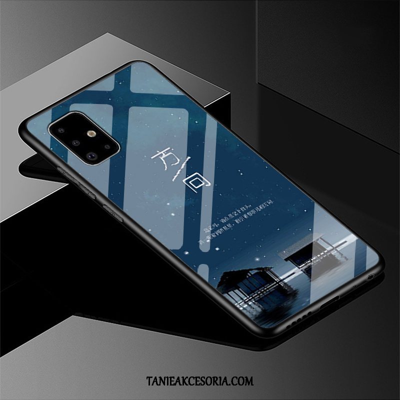Etui Samsung Galaxy A51 Szkło Zakochani Ochraniacz, Pokrowce Samsung Galaxy A51 Osobowość Nubuku Gwiazda