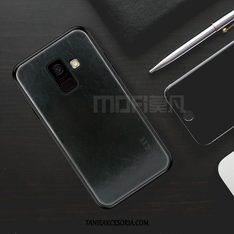 Etui Samsung Galaxy A6 Silikonowe Niebieski Cienka, Obudowa Samsung Galaxy A6 Telefon Komórkowy Gwiazda Biznes
