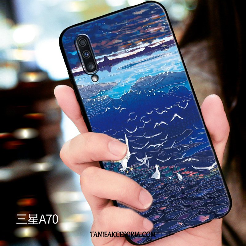 Etui Samsung Galaxy A7 Anti-fall Telefon Komórkowy Niebieski, Obudowa Samsung Galaxy A7 Gwiazda Silikonowe Ochraniacz